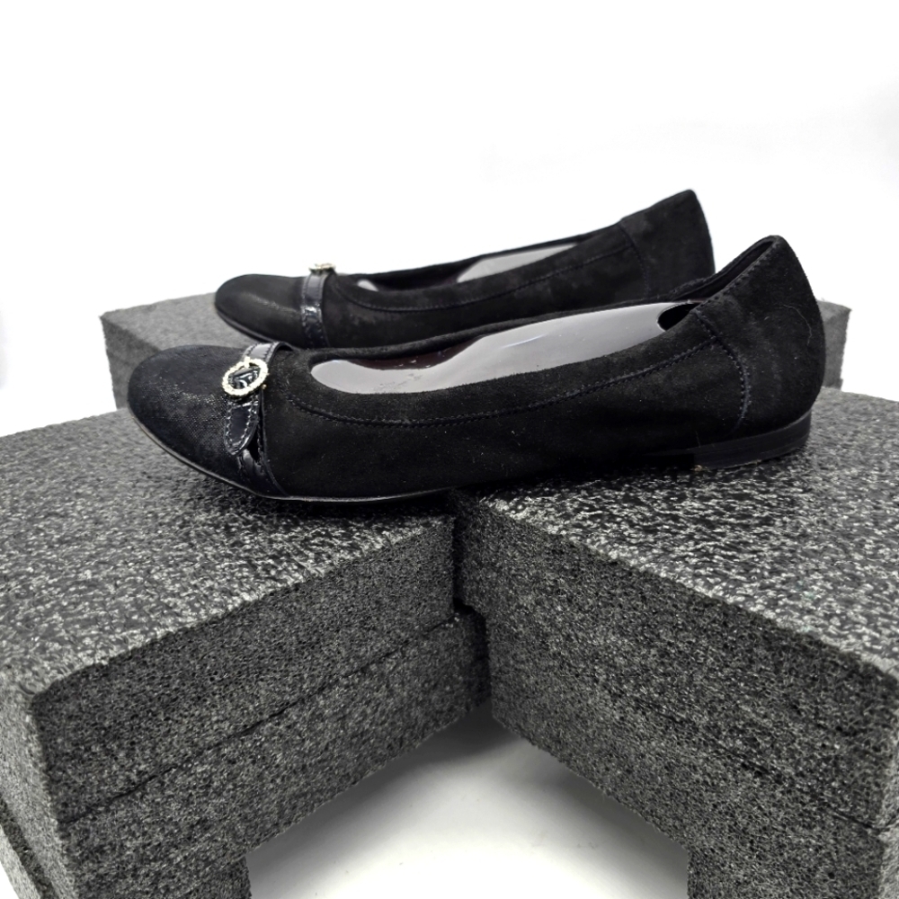 Attilio Giusti Leombruni Shoe Women's 8.5 / 39 Monika Ballet Flats Black